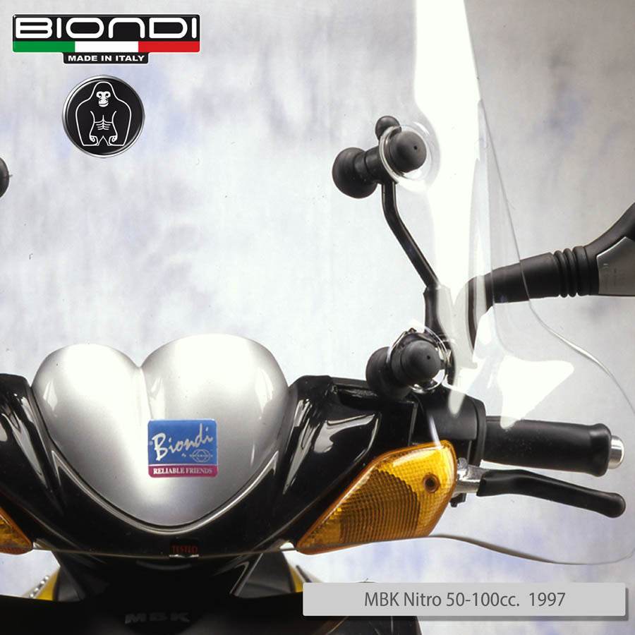 Biondi Kit Windschutzscheibenhalterung M.B.K. Nitro / Yamaha Aerox 50-100cc