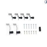Remis Set clip di fissaggio REMItop Vario II 35 mm per oblò 400x400 mm