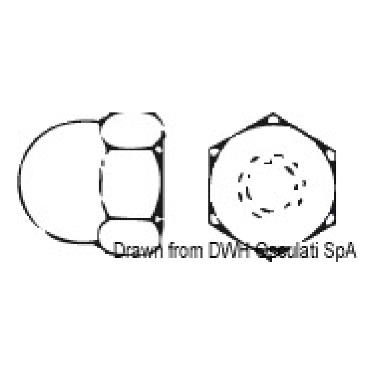 Osculati Blindmuttern UNI 5721 DIN 1587 A2-1587-04