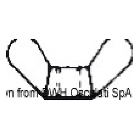 Osculati Galletti (Flügelmuttern) UNI 5448 DIN 1587 A2-315-04