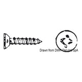 Osculati Viti autofilettanti testa svasata piana taglio a croce UNI 6955 DIN 7982 A2-7982-02.9X010