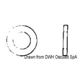 Osculati Flat washers four times the hole width A2-9021B-03X012