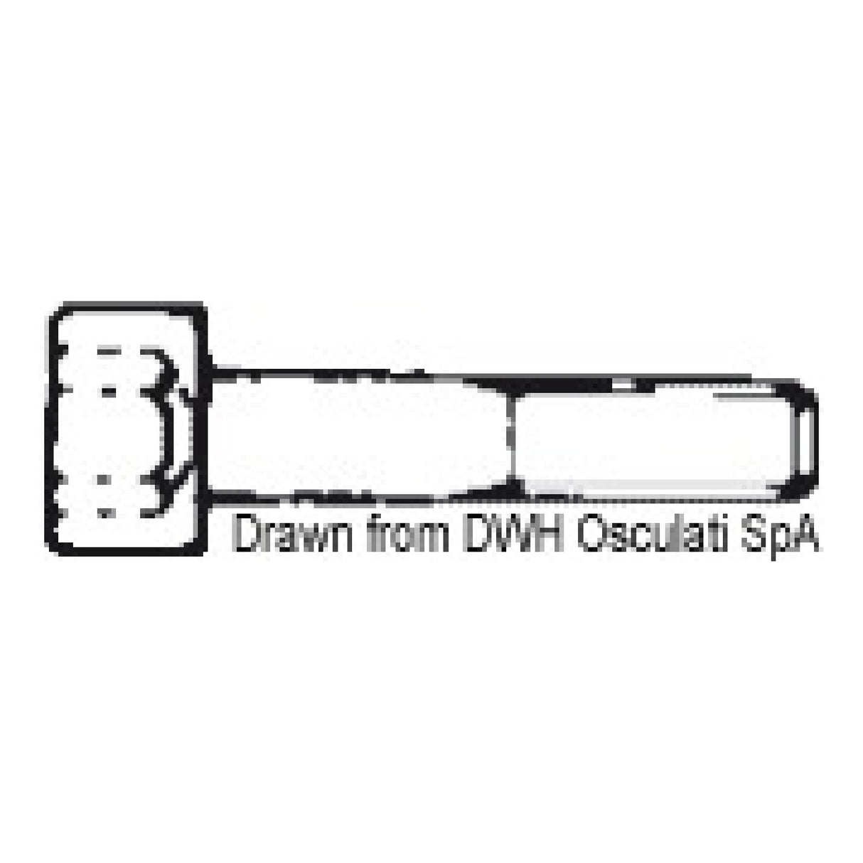 Osculati Innensechskantschrauben, UNI 5931 DIN 912 A2-912-04X010