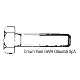 Osculati Sechskantschrauben, vollgewindet, UNI 5739 DIN 933 A2-933-04X012