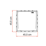 Fiamma Oblo Turbo-Vent Polar Control White 40x40cm 03623F01-