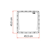 Fiamma Oblo Turbo-Vent Polar Control Blanco 40x40cm 03623F01-