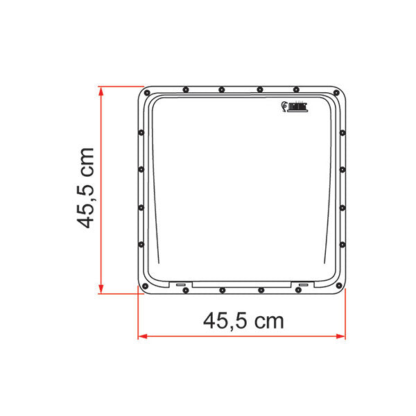 Fiamma Oblo Turbo-Vent Polar Control Crystal 03623F01B - AmerigoStore