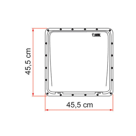 Fiamma Oblo Turbo-Vent Polar Control Crystal 03623F01B - AmerigoStore