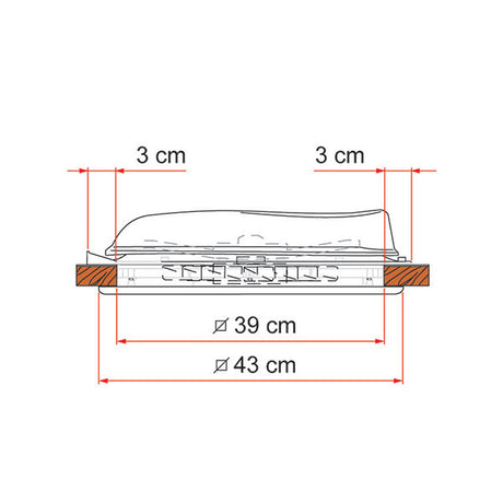 Fiamma Oblo Vent 40 bianco 04328B01- - AmerigoStore