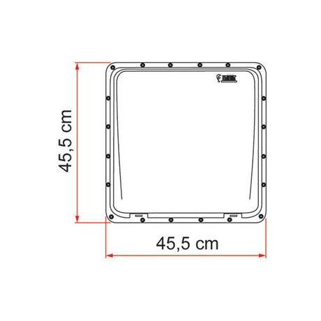 Fiamma Oblo Vent 40 bianco 04328B01- - AmerigoStore