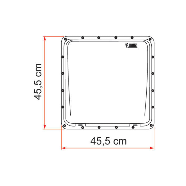 Fiamma Oblo Vent 40 bianco 04328B01-