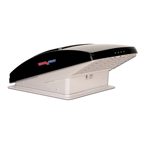 Ojo de buey de ventilación forzada motorizada Maxxfan Deluxe en color negro 