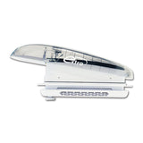 ExtraFan Motorisiertes Bullauge 40x40 mit transparenter Belüftung