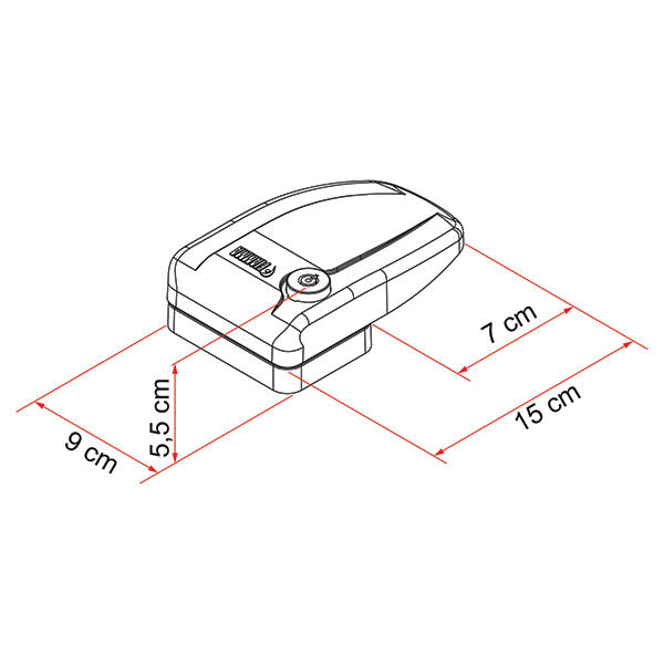Fiamma Safe Door - Bianco 08021-01-