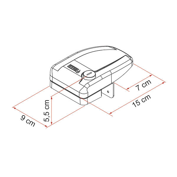 Fiamma Safe Door Frame - White 08022-01-