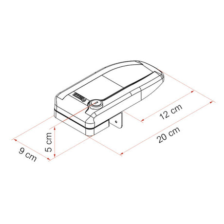Fiamma Safe Door Magnum per fissaggio a parete 08277-01- - AmerigoStore