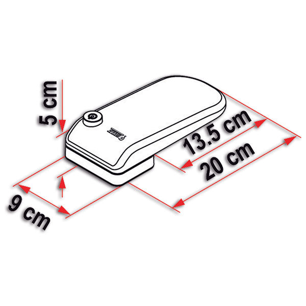 Fiamma Safe Door Magnum per fissaggio a parete 08277-01-