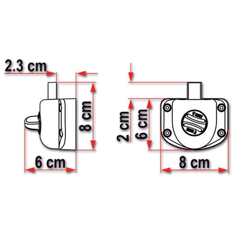 Fiamma Safe Door Guardian per Ford Transit fino al 06/2006 05388-03-