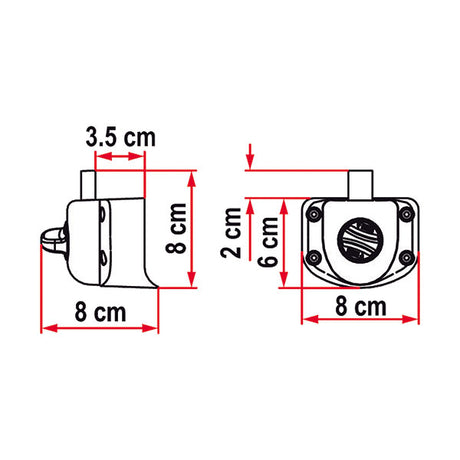 Fiamma Safe Door Guardian per Ford Transit dal 06/2006 05388-05- - AmerigoStore