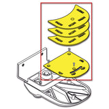 Kit espaciador Fiamma para puerta de caja fuerte - Blanco 08230-01-