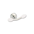 Appendino doppio in ottone e resina bianco per interni Camper APP05B - AmerigoStore