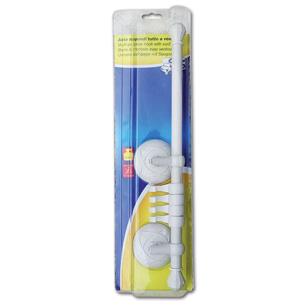 Percha de 32cm con ganchos y ventosas para interiores de Camper 8032793930242