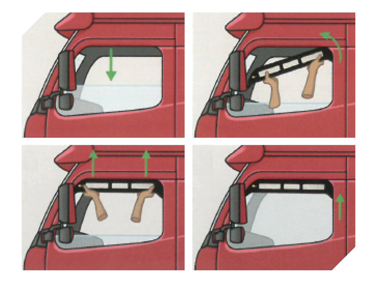 Lampa Mosquito Net, zanzariera su misura per finestrini camion - compatibile per Daf XF 106 (10/12>05/21) ATS302020