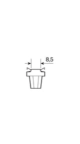Pilot 12V Hyper-Led 2 - 1 SMD x 2 chips - B8,5d - 2 pz - Scatola - Bianco