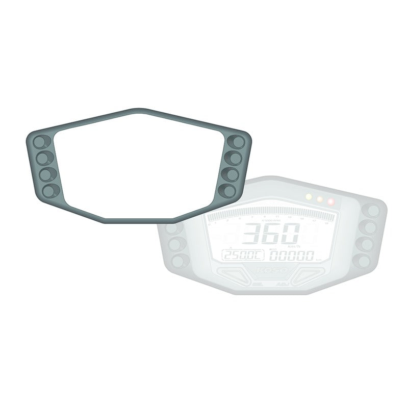 Koso Maschera Per Cruscotti Db-02/Db-02R con Alloggi Indicatori