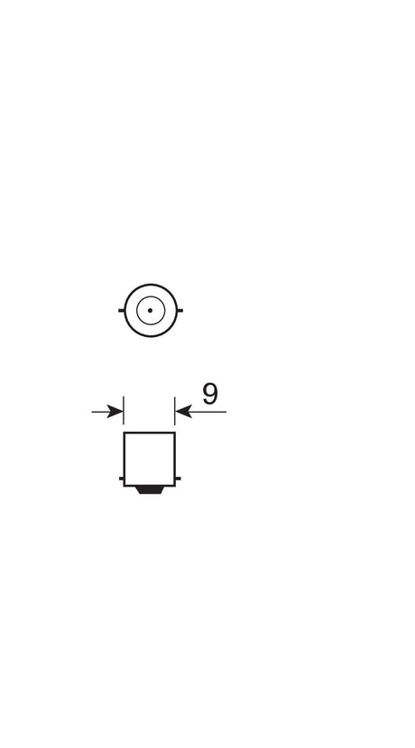 Osram Lampadina 24V Original Line - T4W - 4W - BA9s - 2 pz - Blister