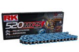 Cadena de transmisión Rk Takasago 520MXZ5-120 CL ​​AZUL 120 eslabones