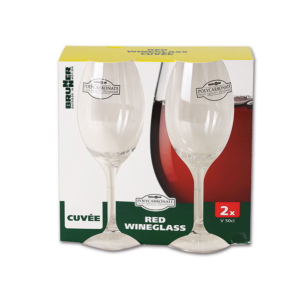 Brunner Set 2 bicchieri da vino rosso 45 cl