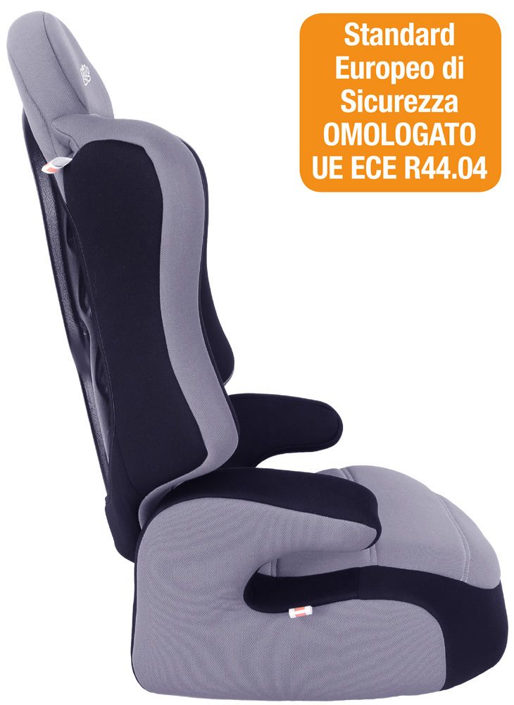 Bibo 1357ALARM Seggiolino con antiabbandono per bambini 15-36 kg mod. Marco grigio