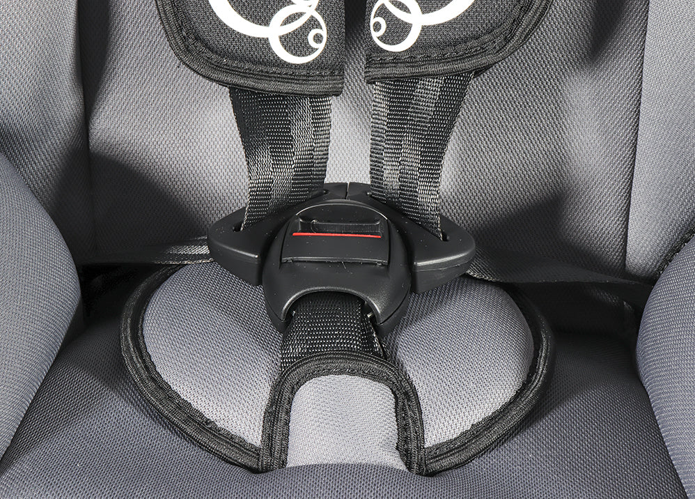 Bibo 1441 Seggiolino di sicurezza per bambini 9-36 kg mod. Bering grigio/nero bolle