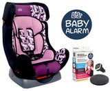 Bibo 1896ALARM Seggiolino con antiabbandono per bambini 0-25 kg mod. Aurora lilla