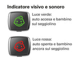 Bibo BIBOBSA-1 Dispositivo antibbandono Baby Alarm per seggiolini auto
