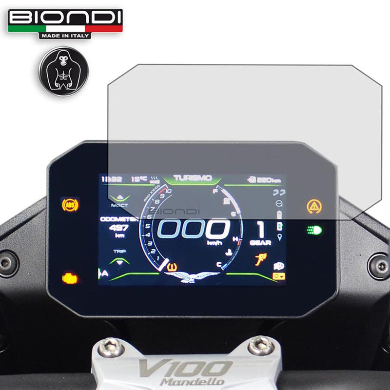 Biondi Klarsichtfolie Display Moto Guzzi V100 Mandello 22- SC0004