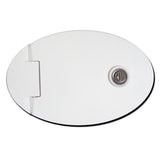 Weißer Wassereinfüllstutzen mit Schlüsseln, Durchmesser 35 mm, BRAVO BOC9135B