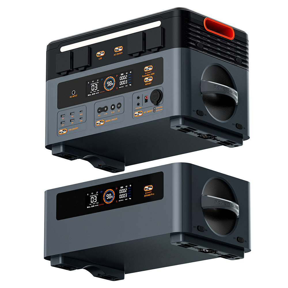 OSCAL BatteryPack BP2400 Pro – Batteria di Espansione LiFePO4 2016Wh per PowerMax 2400 Pro