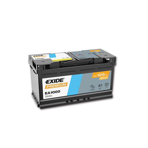 Exide Premium Carbon Boost  Batteria Camper 12V 100Ah Avviamento e Servizi