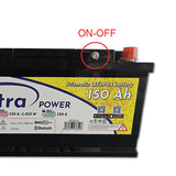 Extrapower Batteria Camper Van LiFePO4 ExtraPOWER 150 Ah