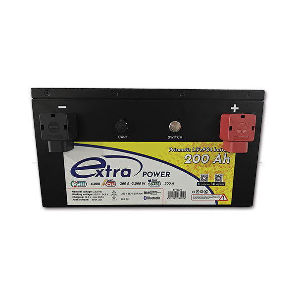 Extrapower Batteria Camper Van LiFePO4 ExtraPOWER 200 Ah