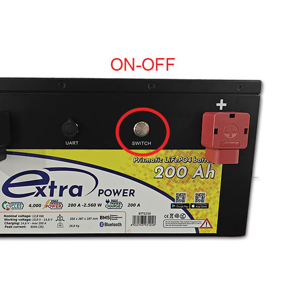 Extrapower Batteria Camper Van LiFePO4 ExtraPOWER 200 Ah