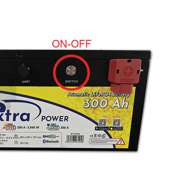 Extrapower Batteria Camper Van LiFePO4 ExtraPOWER 300 Ah