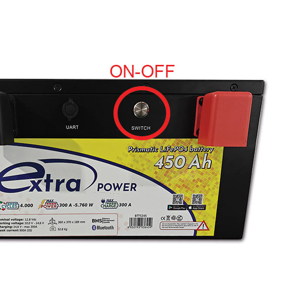 Extrapower Batteria Camper Van LiFePO4 ExtraPOWER 450 Ah
