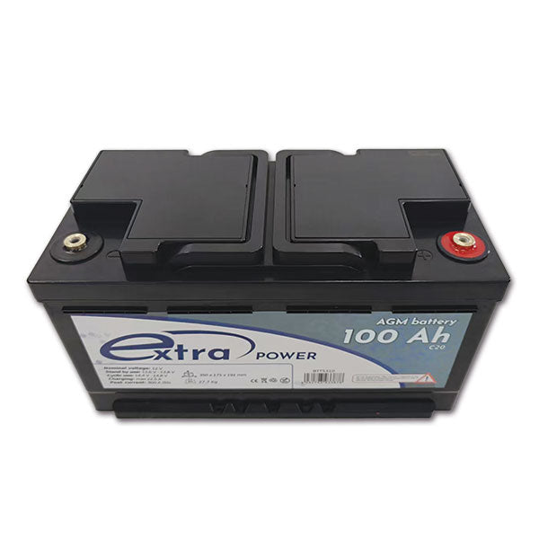 Extrapower Batteria Camper Van AGM Extra power 100 Ah