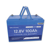 VestWoods Batteria Camper al litio 100 Ampere con BMS 307 x 169 x 213 mm