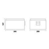 Liontron Batteria Al litio 150 Ampere Artic Specifica Fiat Ducato