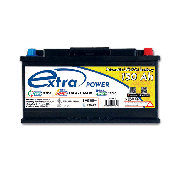 Extrapower Batteria LiFePO4 Extra Power 150 Ah L5