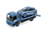 Burago Carro attrezzi Polizia con auto, Burago, scala 1:43